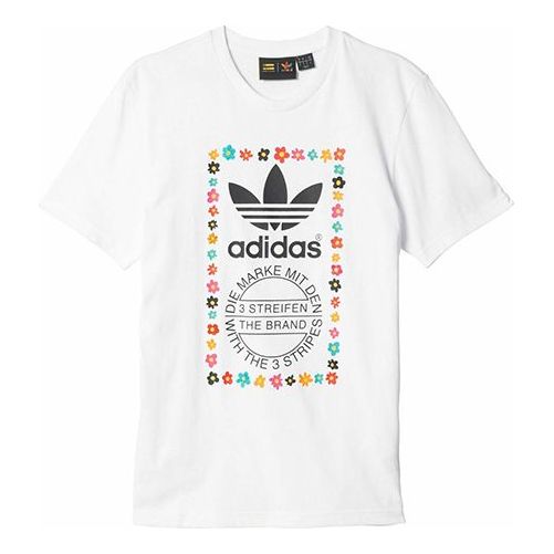 adidas x Pharrell Logo T-Shirt 'White' AO3006