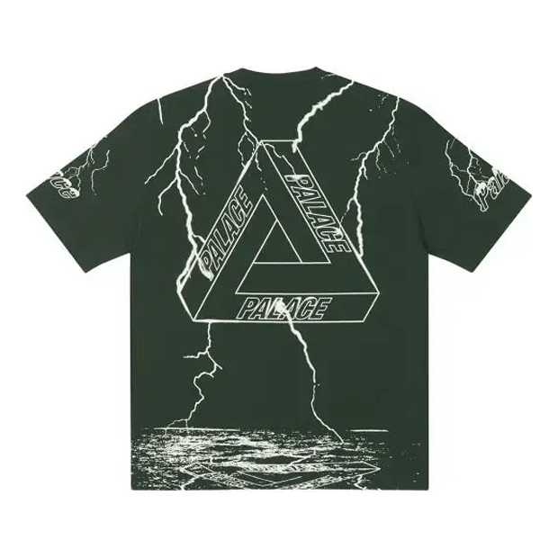 Palace FW21 Tri-strike T-Shirt 'Green' P21TS130