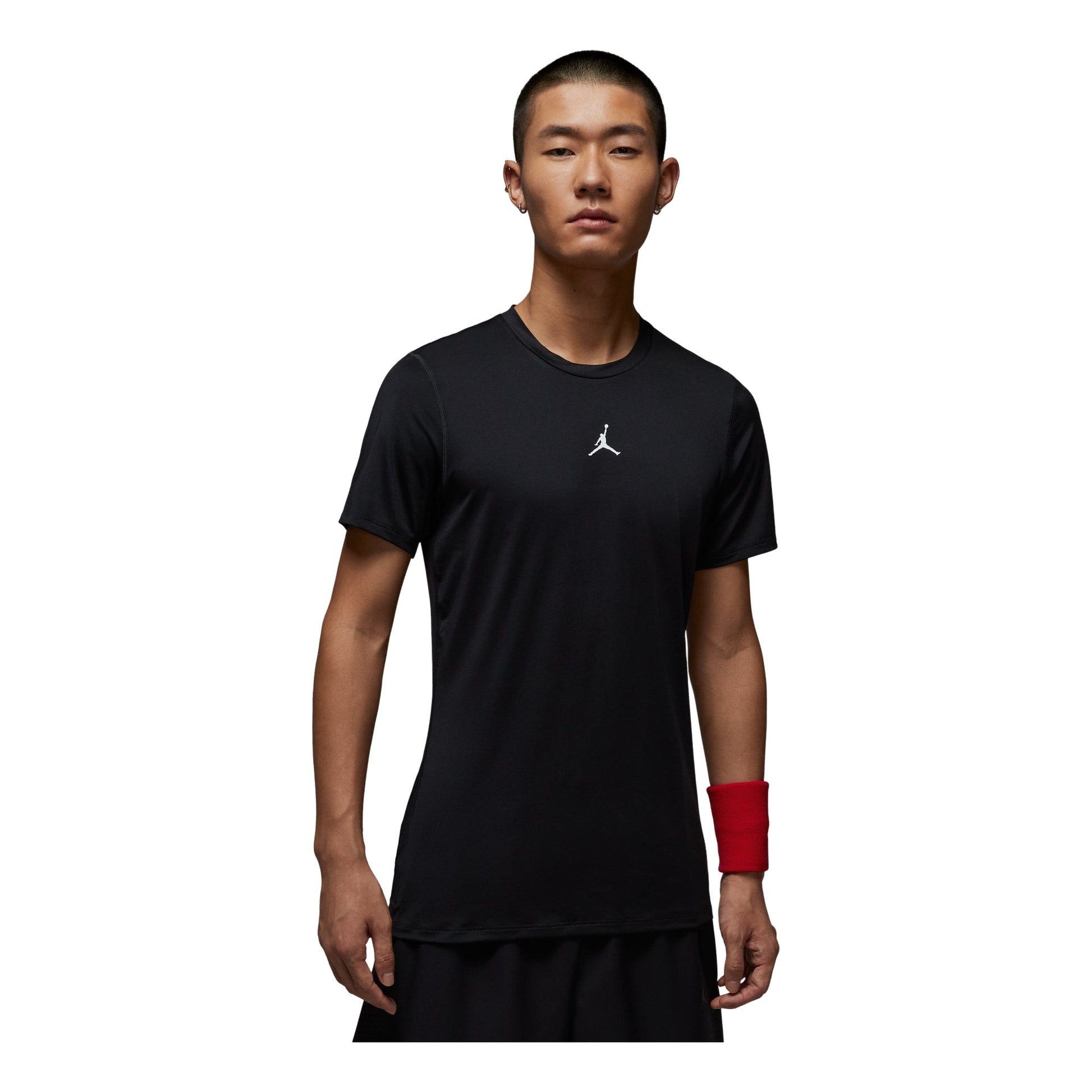 Air Jordan Sport Dri-Fit Short-Sleeve Base Layer Top 'Black'  HV4100-010