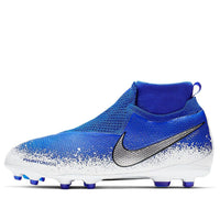 (GS) Nike Phantom Vision Elite DF FG MG 'Racer Blue Metallic Silver White' AO3289-410