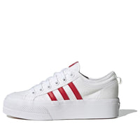 (WMNS) adidas Nizza Platform 'White Scarlet' HQ1902