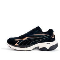 (WMNS) PUMA Teveris Nitro Metallic 'Black Puma Gold' 396863-02