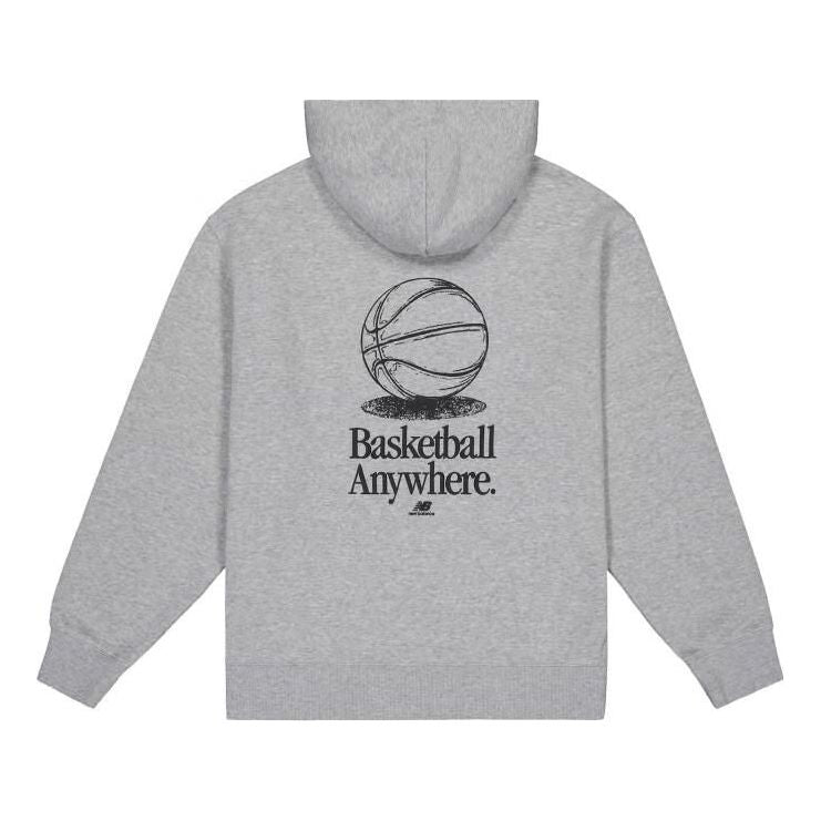 New Balance Hoodie Asia Sizing 'Athletic Grey' MT33586-AG