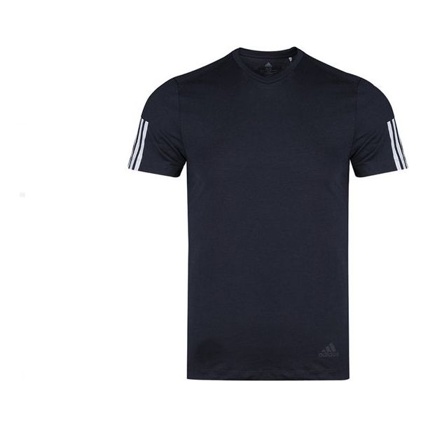 adidas Run It Tee Soft Sports Round Neck Short Sleeve Blue EJ8085