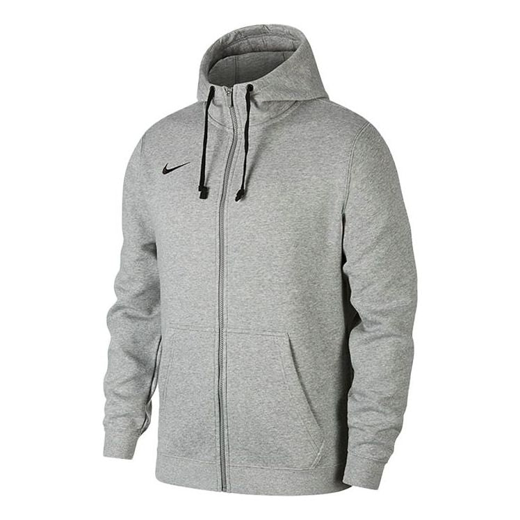Nike Parker Zipper Fleece Jacket 'Grey' AJ1313-063