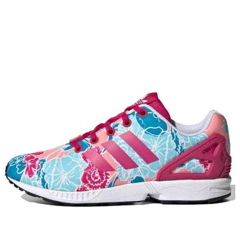 (GS) adidas originals ZX Flux J 'Pink Blue' FV3114
