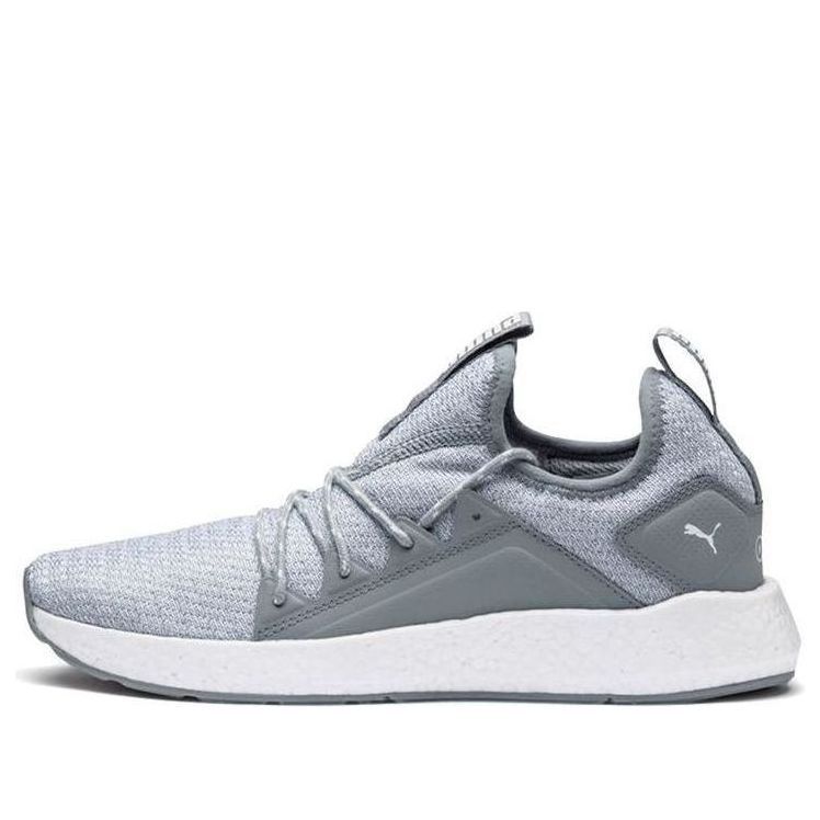 (WMNS) PUMA Nrgy Neko Knit Running Shoes 'Grey White' 191477-02