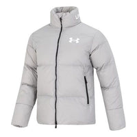 Under Armour Logo Puffer Jacket 'Light Grey' 1375449-558