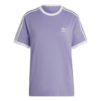 (WMNS) adidas Adicolor Classics 3-Stripes T-Shirt Asia Sizing 'Purple' IB7411