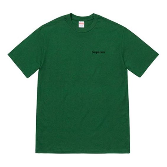 Supreme FW19 Week 12 x Martin Wong Big Heat Dark Green Tee SUP-FW19-1058