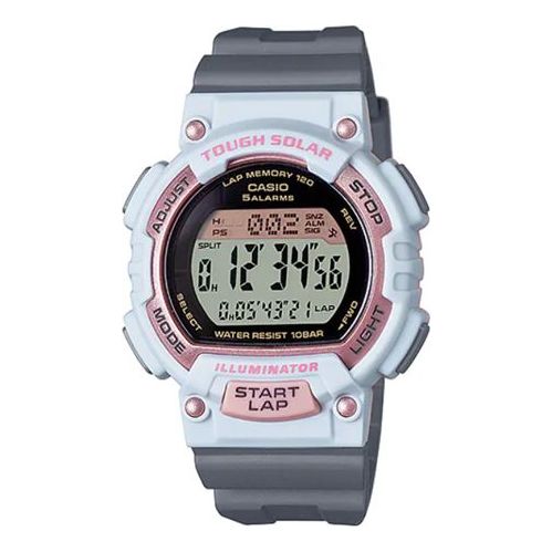 Casio Fashion Stylish Solar Energy Digital Watch 'White Grey Pink' STL-S300H-4AJH