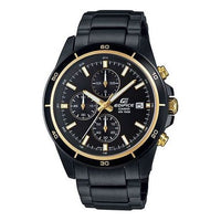 CASIO Quartz Waterproof Stainless Steel Strap Mens Black Analog EFR-526BK-1A9V