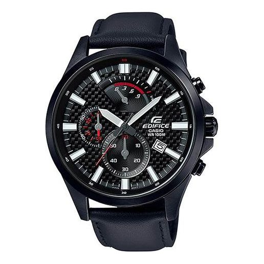 CASIO Waterproof EDIFICE Mens Black Analog EFV-530BL-1A