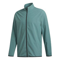 adidas Golf Sports Windproof Stand Collar Jacket Green FR4244