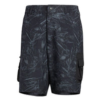adidas originals Full Print Button Printing Straight Shorts Black HS7288