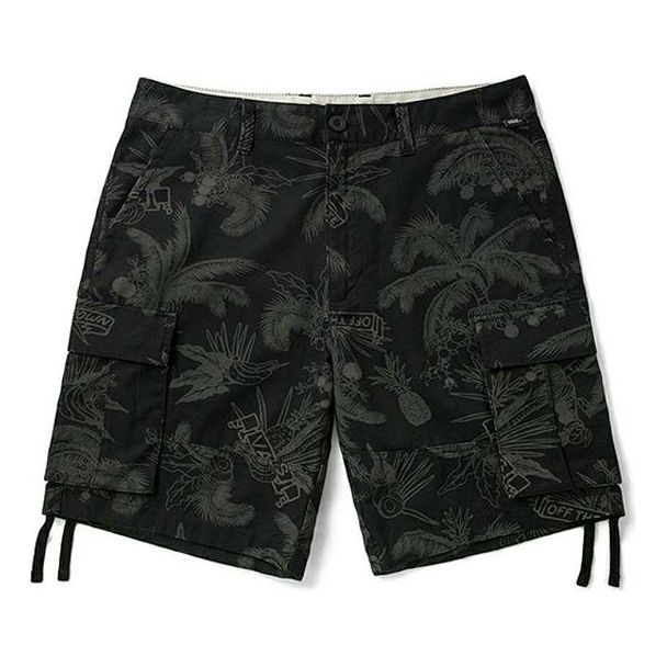 Vans Vintage Utility Woven Shorts 'Black Green' VN0A4MTWZCB