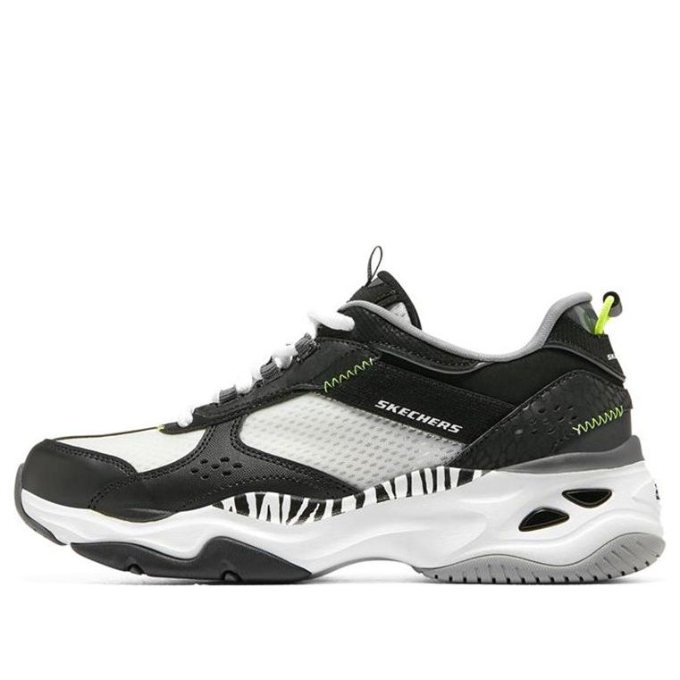 (WMNS) Skechers DLITES 4.0 'White Black Green' 149953-WBK
