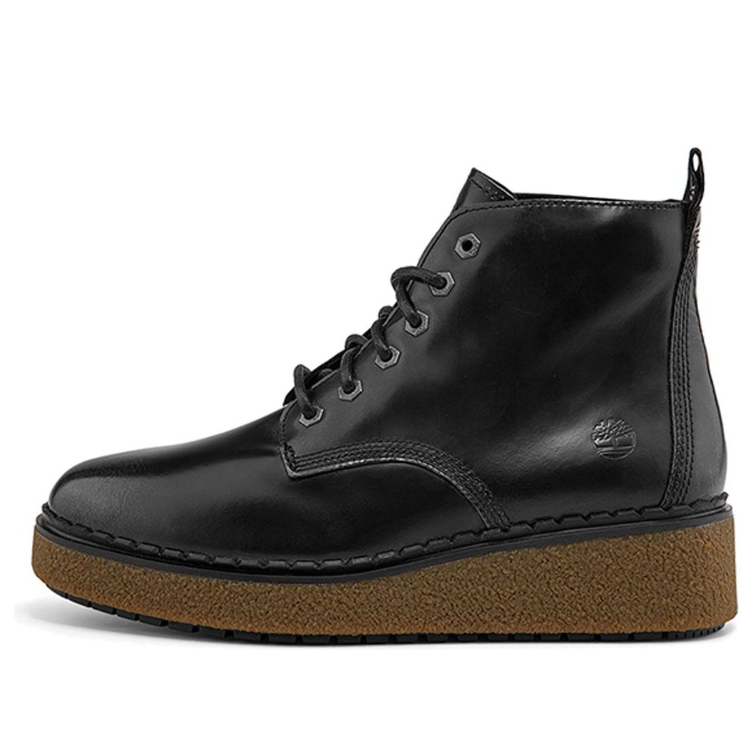 (WMNS) Timberland Bluebell Lane Lace Up Bootie Fashion Closed Toe Boot 'Black' A21DA