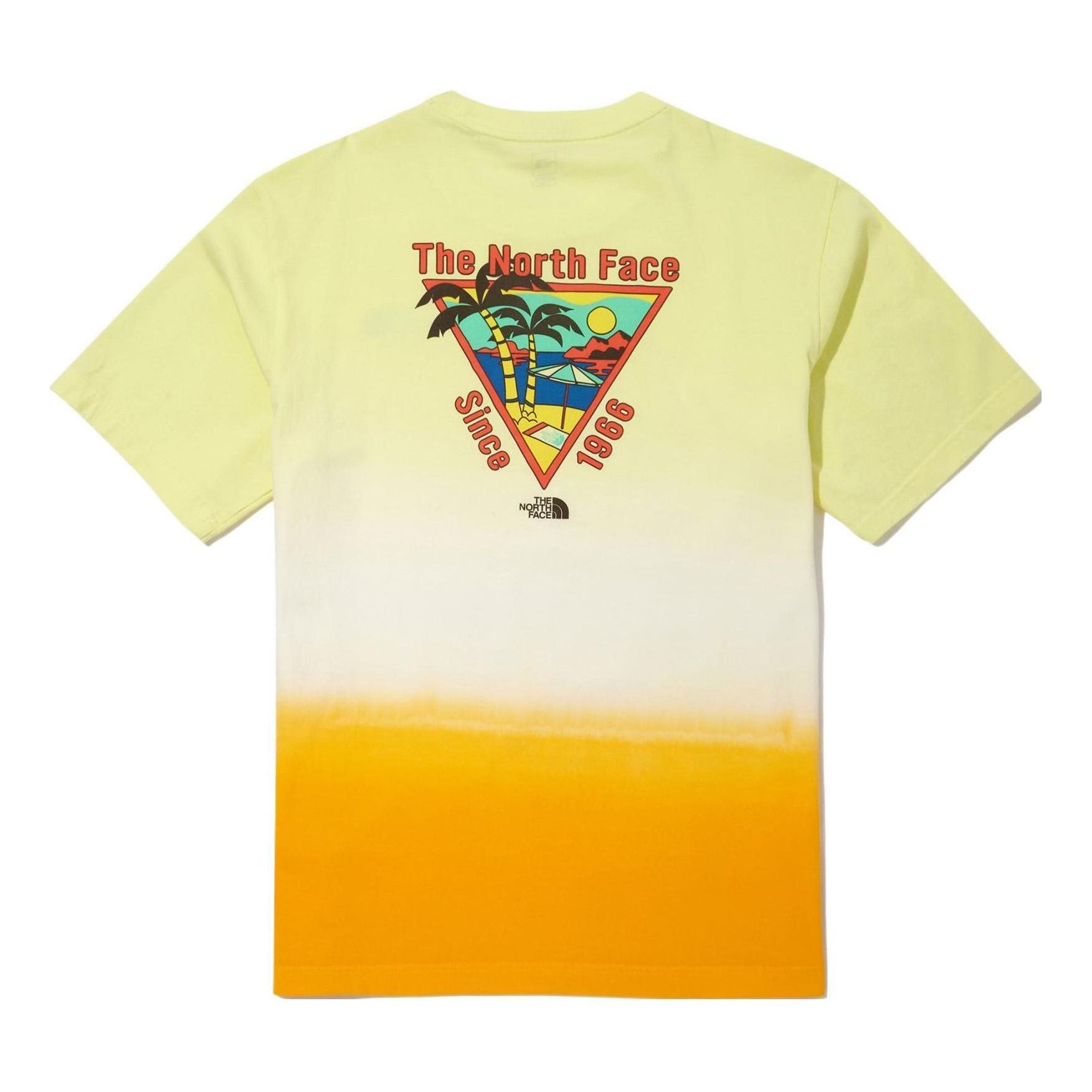 THE NORTH FACE SS22 Blue Marine T-shirt 'Yellow' NT7UN17C