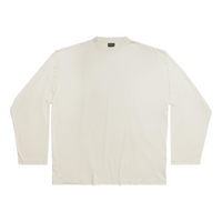 Balenciaga Long Sleeve T-shirt Oversized 'Off White' 739783TOVF49199