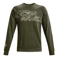 Under Armour Rival Fleece Camo Sweatshirt 'Olive Green' 1366306-390