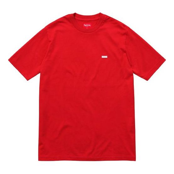 Supreme FW18 Reflective Small Box Tee Red Small Label Short Sleeve Unisex SUP-FW18-356