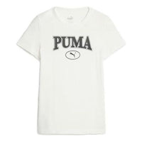 (GS) PUMA SQUAD Youth Graphic Tee 'Warm White' 676441-65
