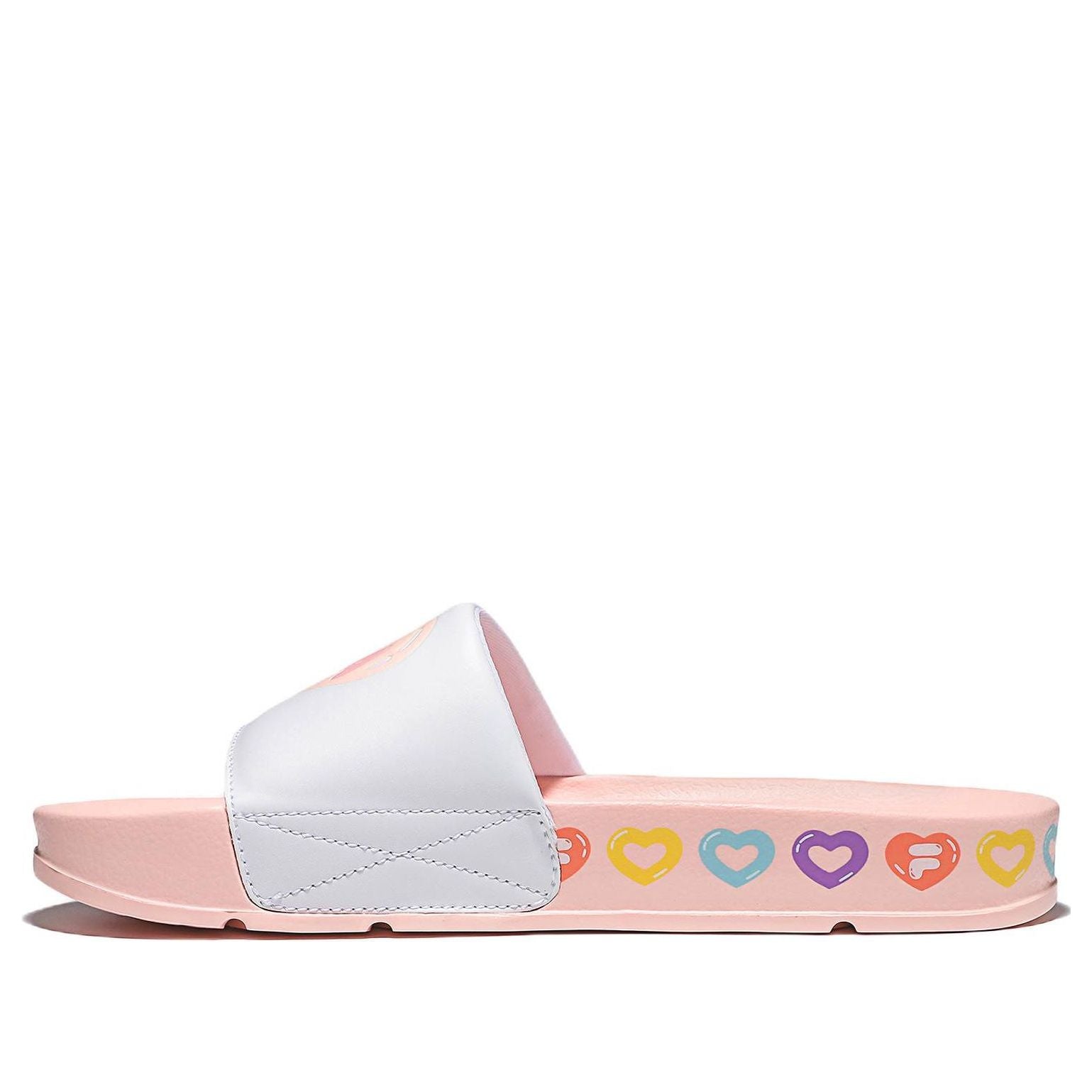 FILA Thick Sole Sports Slippers Unisex Pink Multi-Color Korean Version 'Pink' 1SM01619E_663