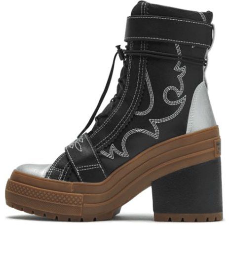 (WMNS) Converse Chuck Taylor All Star GR 82 Space Cowgirl 'Black Silver' 565004C