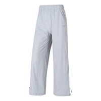 (WMNS) New Balance Woven Pants Asia Sizing 'Grey' NTE24262-GR