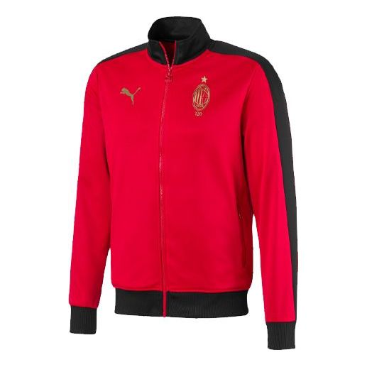 PUMA AC Milan 19/20 T7 120th Anniversary Track Jacket 'Orange Red' 757513-01