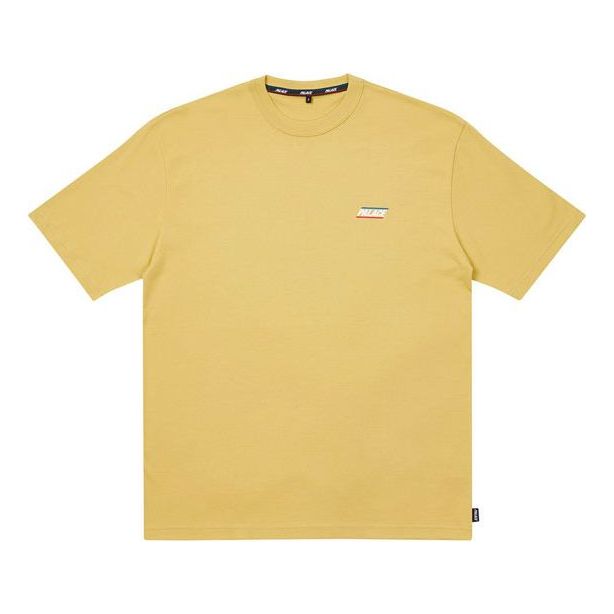 PALACE Basically A Tshirt Logo Micro Mark Round Neck Short Sleeve Unisex Yellow P20TS080