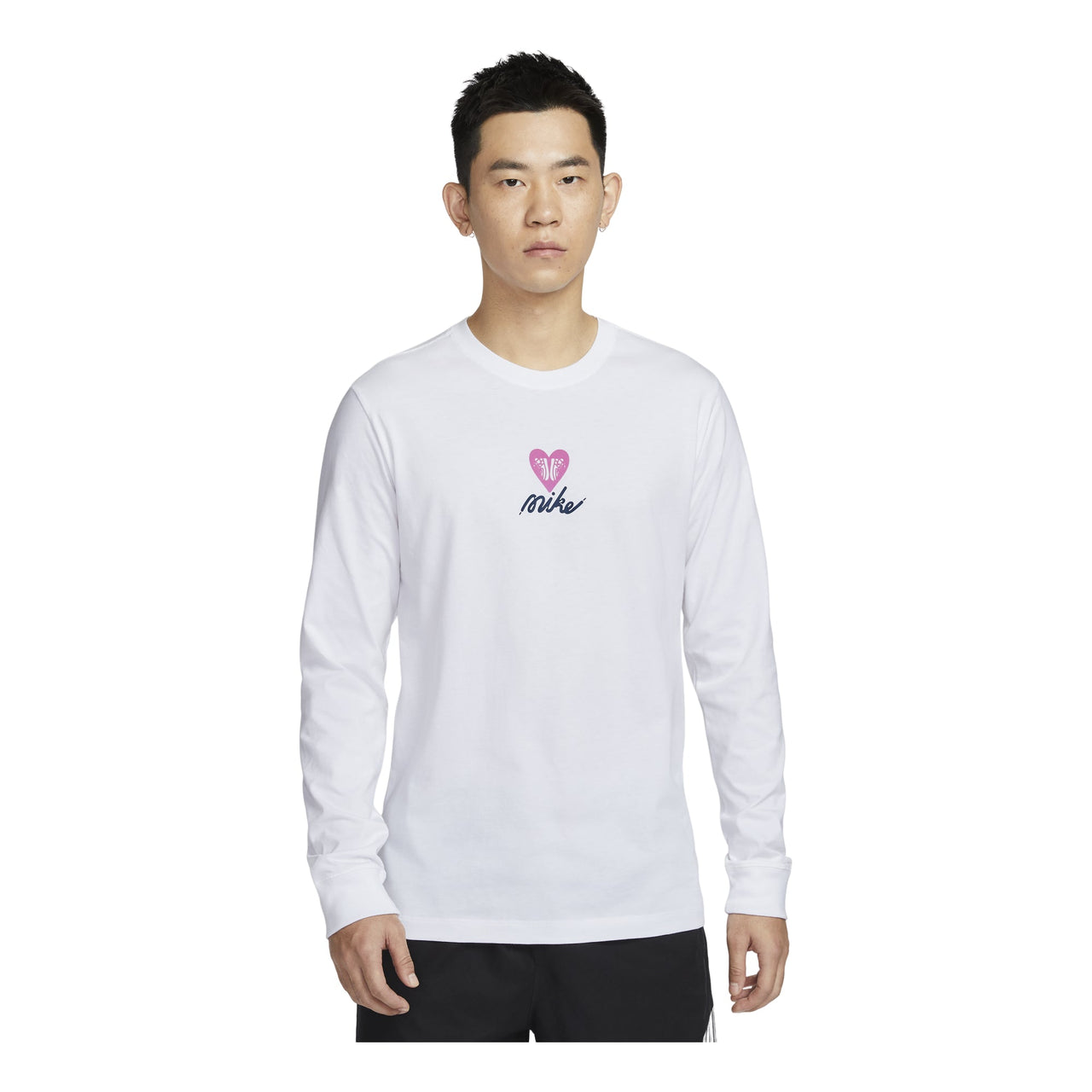 Nike Sportswear Long Sleeved T-shirt Asia Sizing 'Valentine's Day' HV9808-100