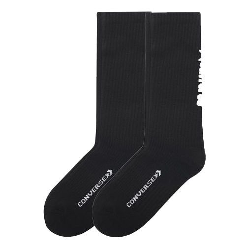 Converse Crew Socks 'Black' 10021597-A02
