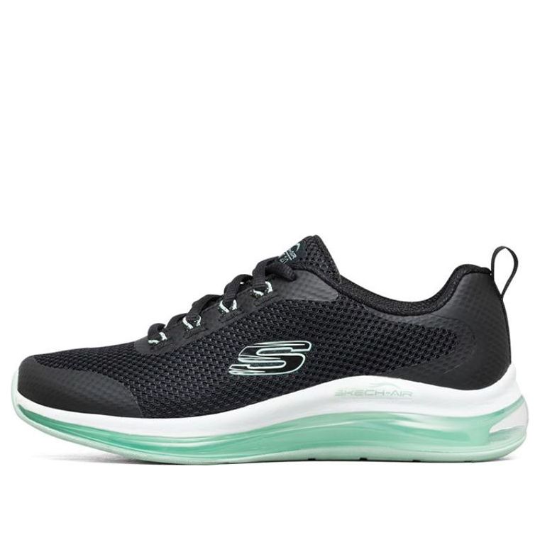 (WMNS) Skechers Skech-Air Element 2.0 Black/White/Green 149011-BKMN