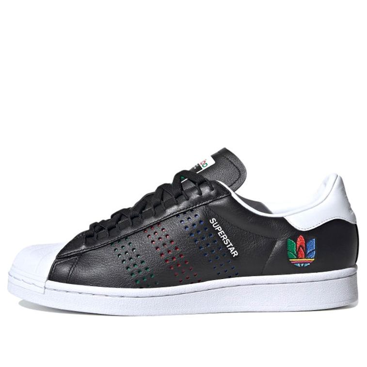 adidas Superstar 'Colorful Trefoil - Core Black' FW5387