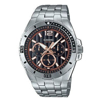 Men's CASIO ENTICER Series Stainless Steel Strap 100m Waterproof Watch Mens MTD-1060D-1A3
