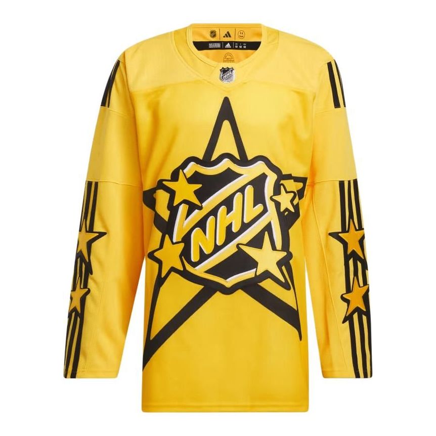 adidas x Drew House 2024 NHL All-Star Hockey Jersey Asia Sizing 'Yellow' IX5437