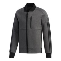 adidas Tt Double Knit Sports aviator Jacket Gray DW4629