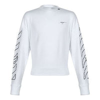Off-White Abstract Arrows Sweatshirt Arrow Long Sleeves Pullover White OMBA035F19E300110110