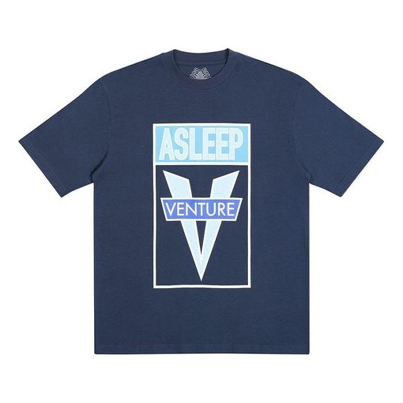 PALACE Asleep To Venture Round Neck Short Sleeve Unisex Blue P19TS023