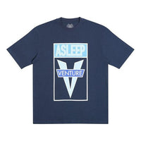 PALACE Asleep To Venture Round Neck Short Sleeve Unisex Blue P19TS023