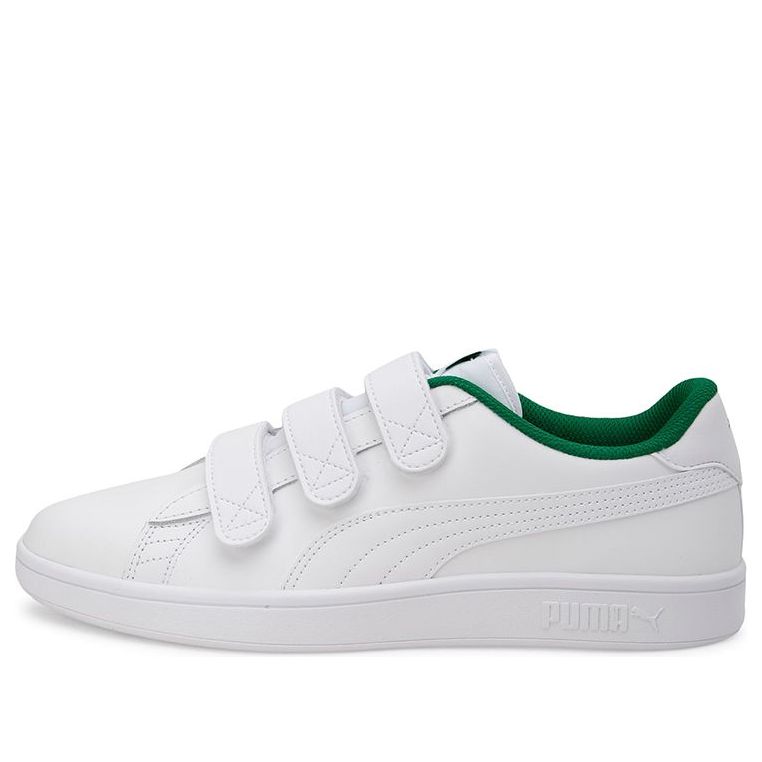 PUMA Smash V2 V White/Green 366910-01