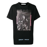 Off-White Black Printing Pattern Short Sleeve 'Black White' OMAA002S170010891088-CA06