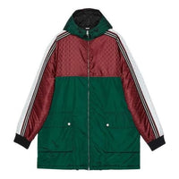 Gucci GG Jacquard Nylon Jacket 'Green Red' 590746-Z4039-6705
