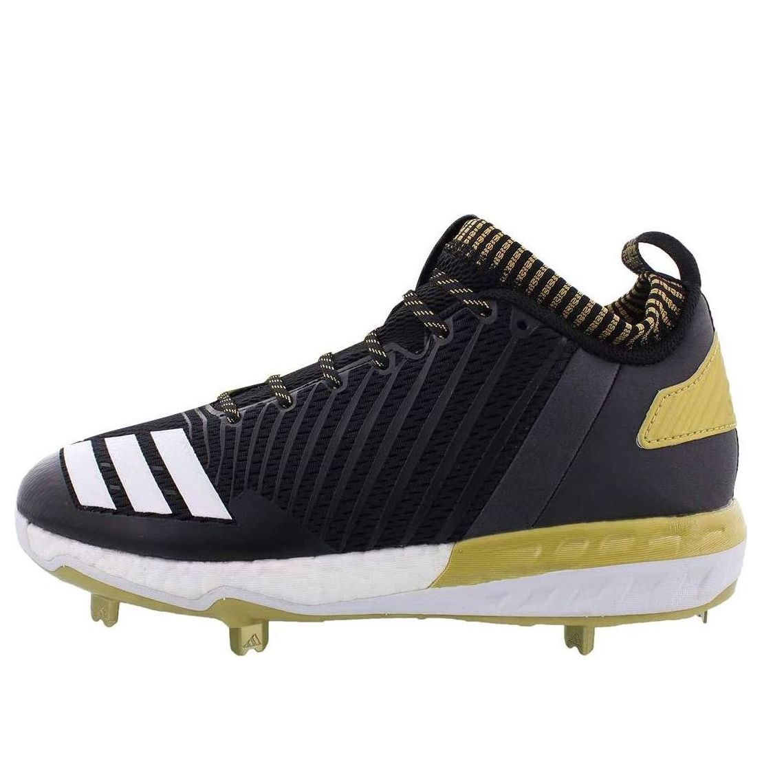 adidas Icon 4 Baseball Cleats 'Black Carbon Gold' B39439