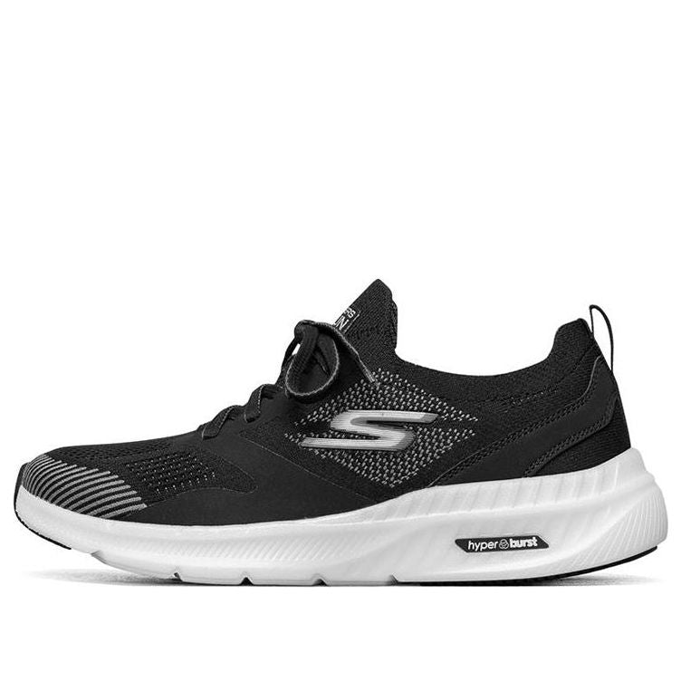 (WMNS) Skechers Go Run Hyper Burst Low-Top Black/White 128097-BKW