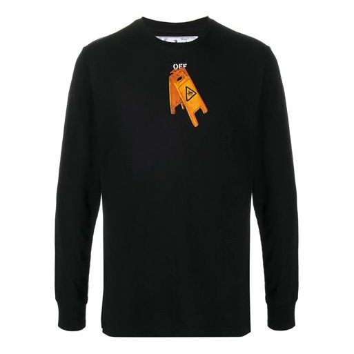 Off-White Skeleton Printing Long Sleeves Black OMAB001F20FAB0011010
