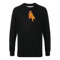Off-White Skeleton Printing Long Sleeves Black OMAB001F20FAB0011010
