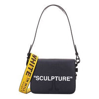 (WMNS) OFF WHITE Cowhide Black Messenger Bag 0WNA011R184230521001
